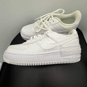 Nike Air Force Shadow "Triple White" sneakers